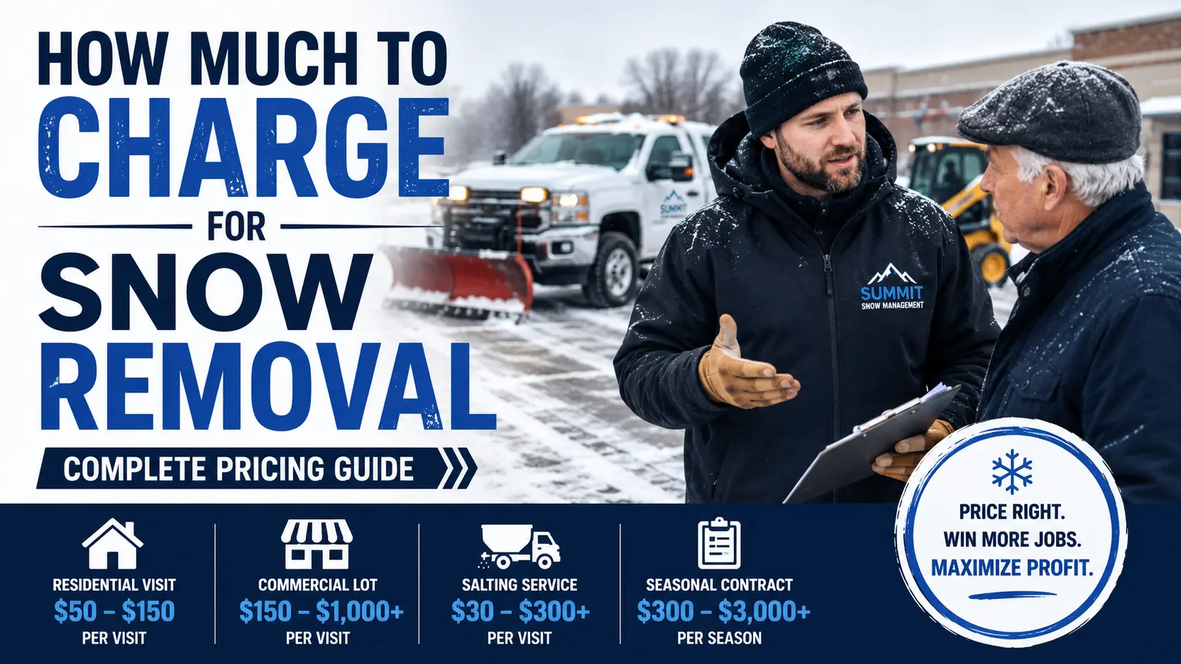 How Much to Charge for Snow Removal